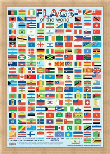 Framed Framed Fun with Flags - Flags of the World